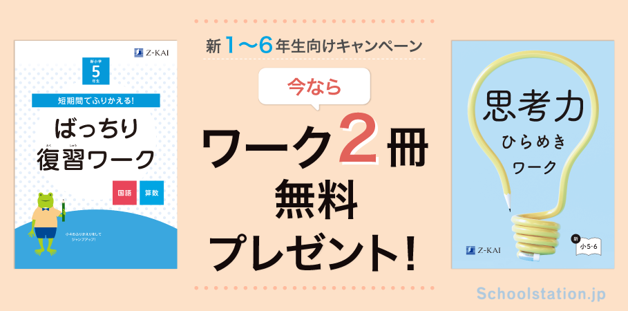 【通信教材18冊 セット】美容の勉強がしたい方必見！！ Z会の通信教育・小学生向けコースの資料請求でワーク2冊を無料プレゼント